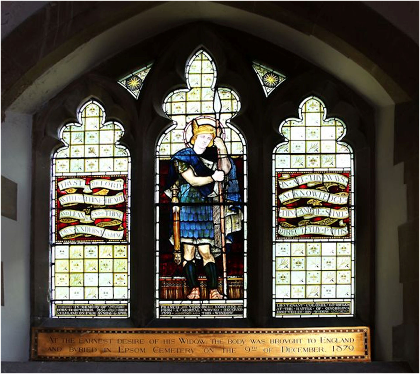 Francis Northey's memorial window' Francis Northey's memorial window