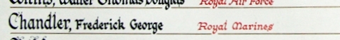 The entry in the Borough's Book of Remembrance The entry in the Borough's Book of Remembrance
