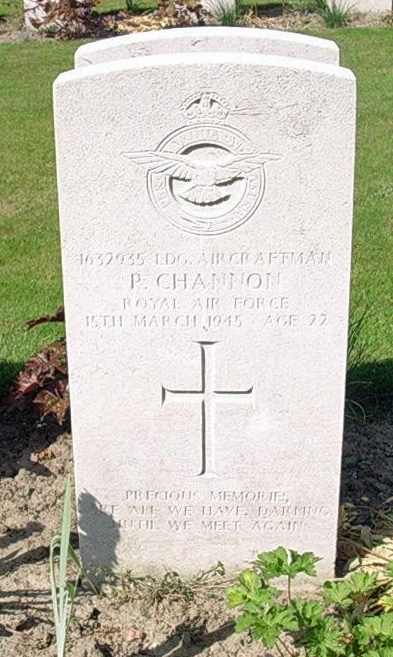 Peter's headstone in the Brussels Town Cemetery. Peter's headstone in the Brussels Town Cemetery.