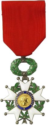 Insignia of a Chevalier of the Legion of Honour.