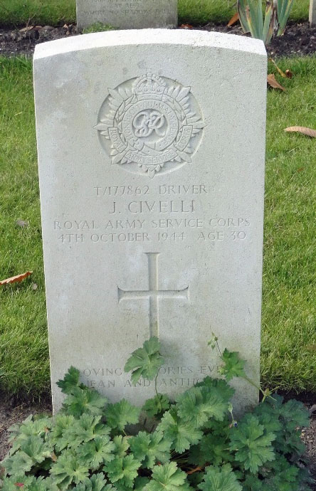 Joseph's headstone in the Jonkerbos War Cemetery, The Netherlands Joseph's headstone in the Jonkerbos War Cemetery, The Netherlands
