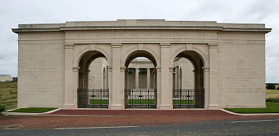 The Cambrai Memorial to the missing