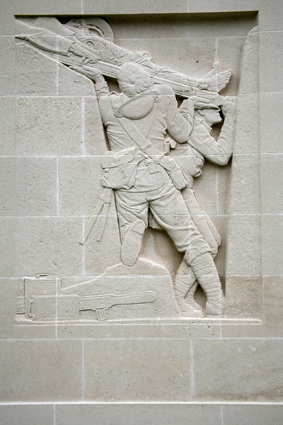 Part of the Cambrai Memorial to the missing