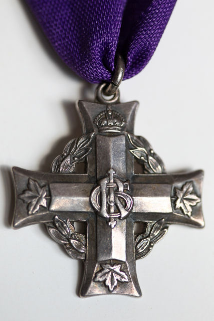 Canadian silver memorial cross. Canadian silver memorial cross.