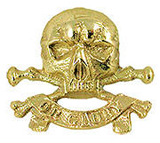 Cap badge of the 17th Lancers