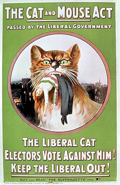 Cat and Mouse Act poster 1914