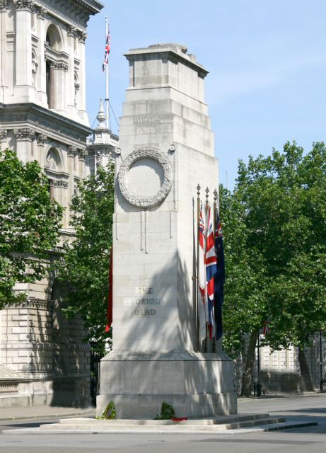 The Cenotaph, London is the National War Memorial