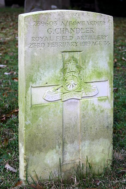 George's headstone in St. Mary's Churchyard, Ewell George's headstone in St. Mary's Churchyard, Ewell