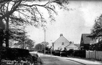 Looking west from the junction of Lansdowne road and Chessington Road c.1920s