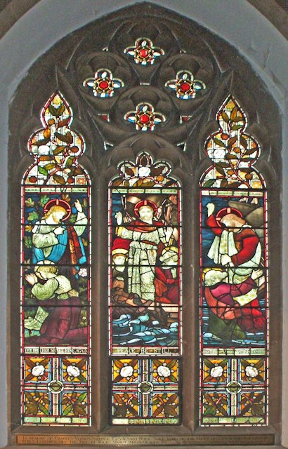 The Charles Vernon Strange memorial window Christ Church, Epsom