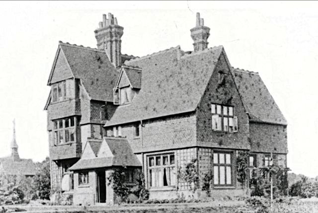 The original Christ Church Vicarage c.1880