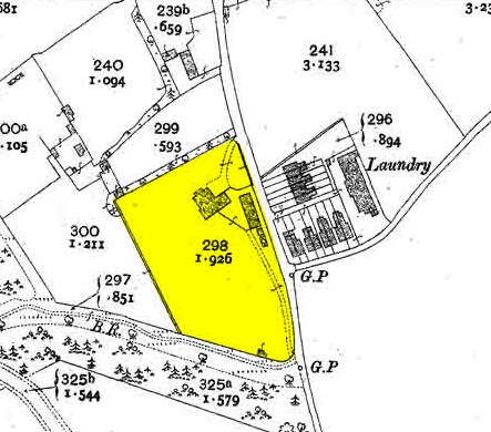 Extract from the 1912 OS Map showing Crampshaw End, Ashtead Extract from the 1912 OS Map showing Crampshaw End, Ashtead
