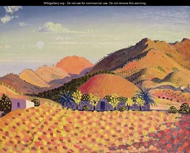 Spanish Landscape by Derwent Lees