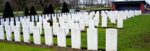 Part of the St. Venant Communal Cemetery. Part of the St. Venant Communal Cemetery