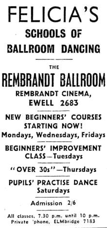 Advert for the Dance Studio
