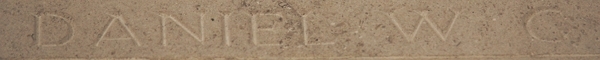 Walter's inscription on the Arras Memorial