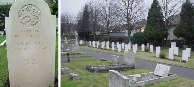 Oscar's headstone and Ollerton Cemetery Oscar's headstone and Ollerton Cemetery