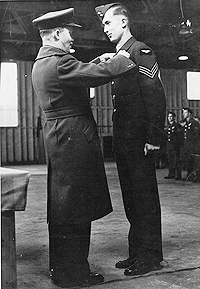 K.T.Dixon awarded his 'Wings' on completion of training