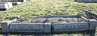 Joseph's grave in Epsom Cemetery