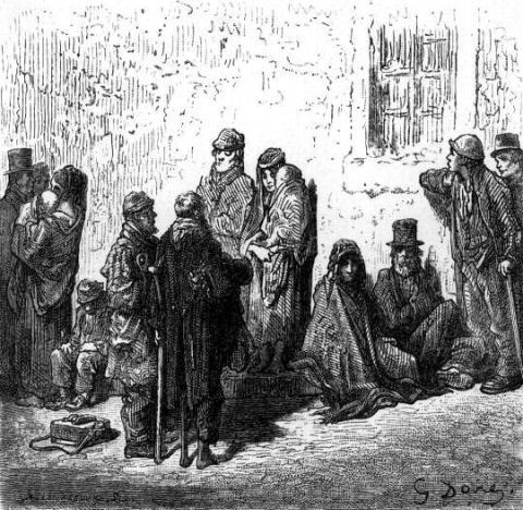 Waifs and Strays by Gustave Doré