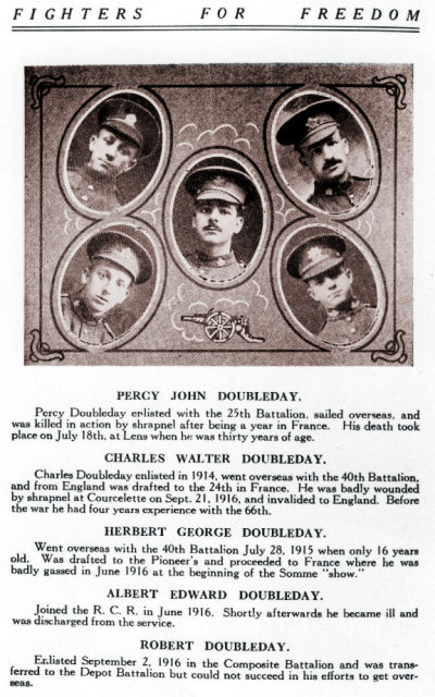 Percy and his four brothers