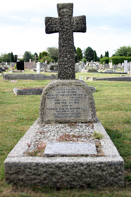 Henry's grave in Epsom Cemetery