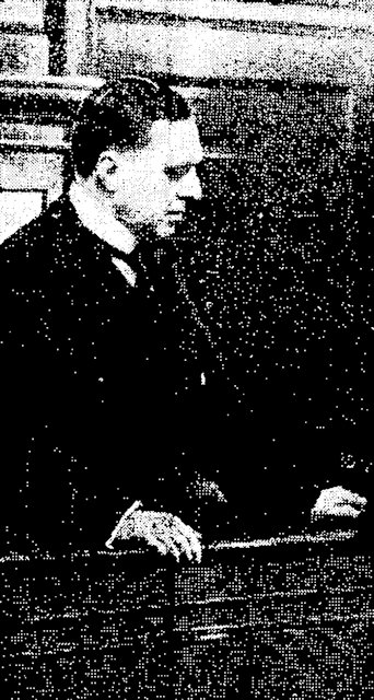 Dr Stuart in the witness box.