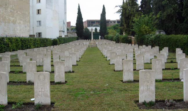 The Beja War Cemetery, Tunisia