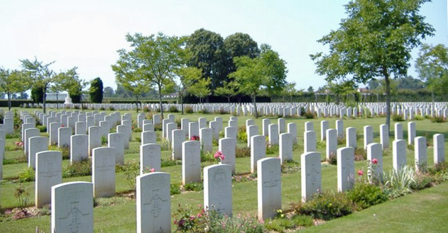 The Banneville-La-Campagne War Cemetery.
