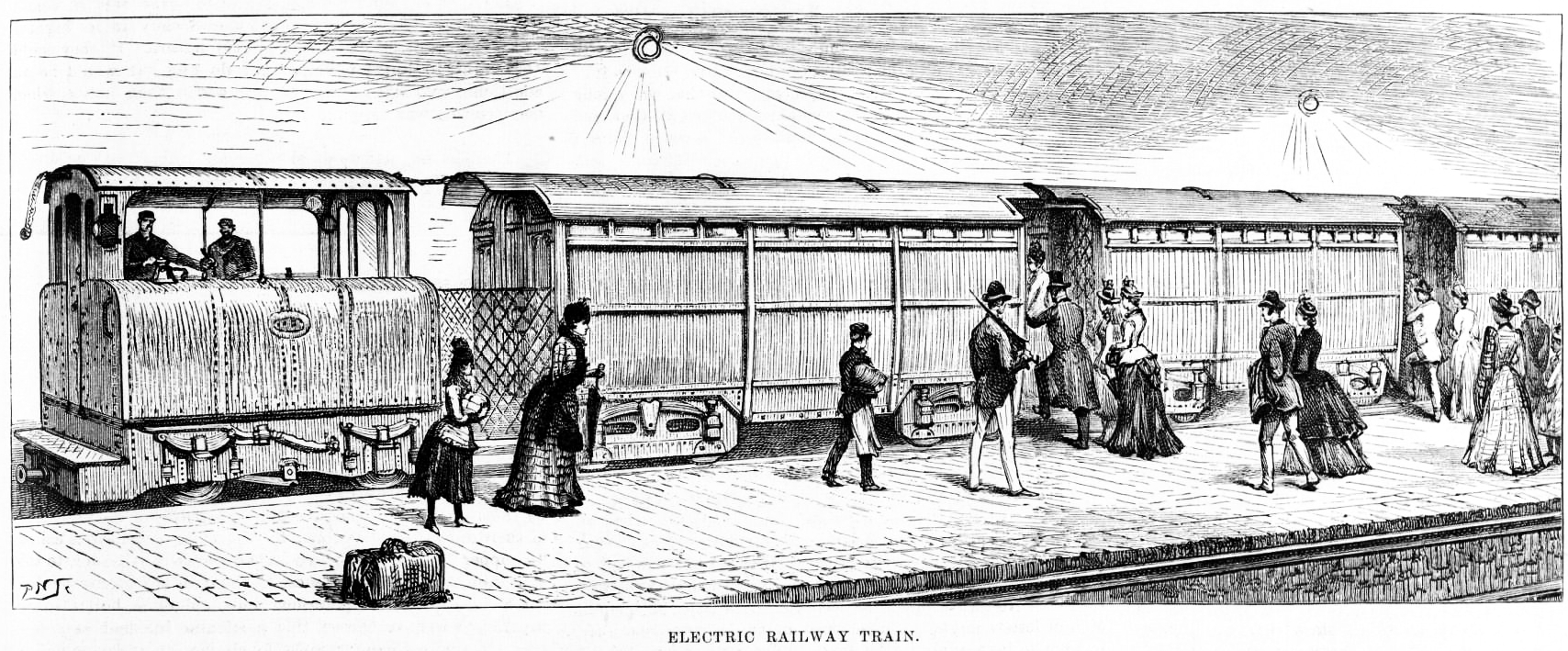 A City & South London Railway train