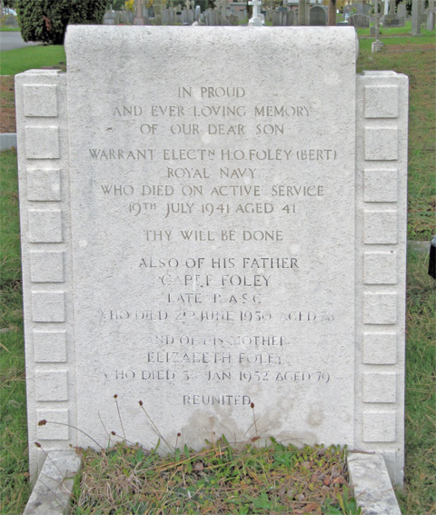 The Foley family headstone Epsom Cemetery. The Foley family headstone Epsom Cemetery.