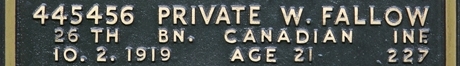 William's inscription on the CWGC memorial Epsom. William's inscription on the CWGC memorial Epsom.