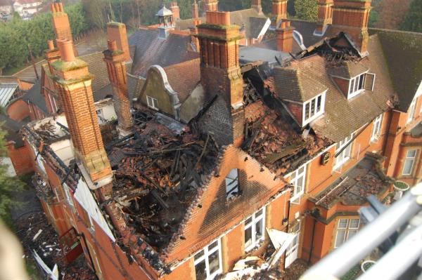 Ewell Court House Fire Damage Ewell Court House Fire Damage