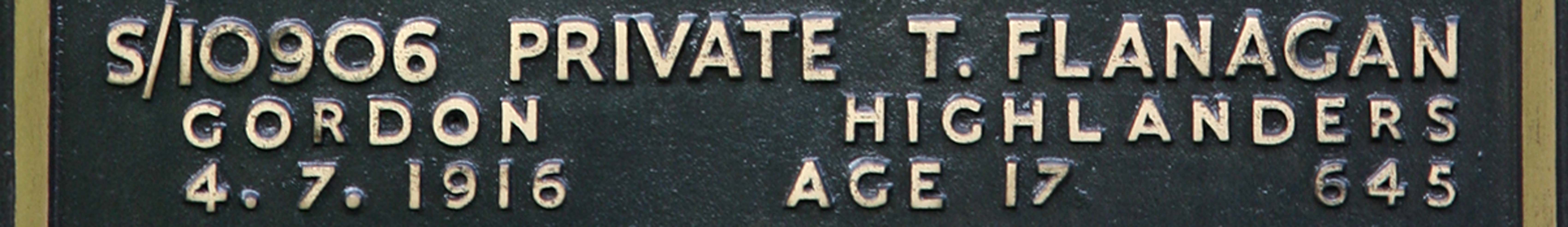 Thomas's inscription on the CWGC memorial Epsom. Thomas's inscription on the CWGC memorial Epsom.