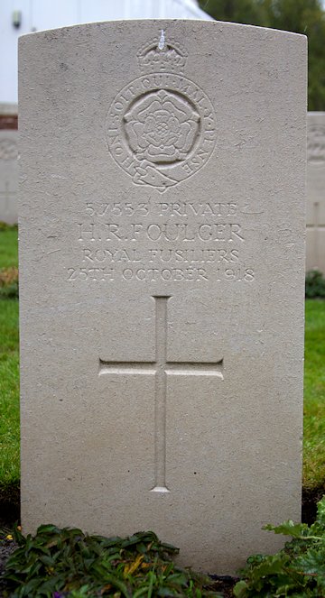 Harry's headstone in the Heestert Military Cemetery Harry's headstone in the Heestert Military Cemetery