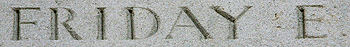 Edward's inscription on the Thiepval memorial