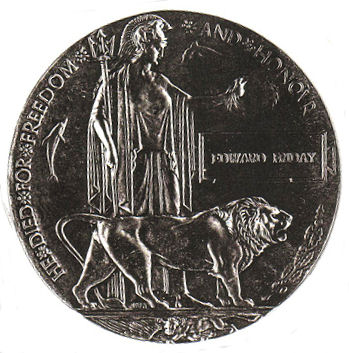 Edward's bronze plaque