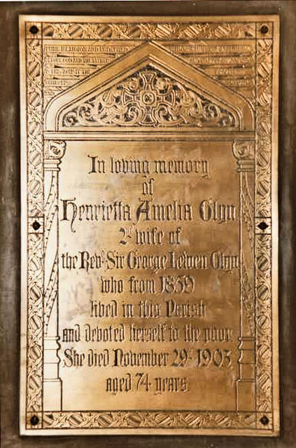 Memorial to Henrietta Memorial to Henrietta