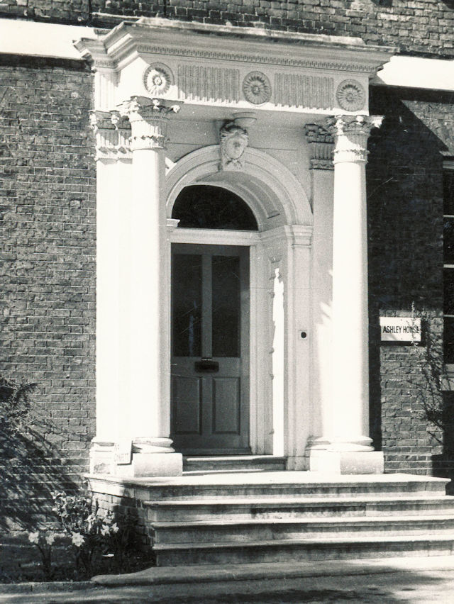 Ashley House main door.