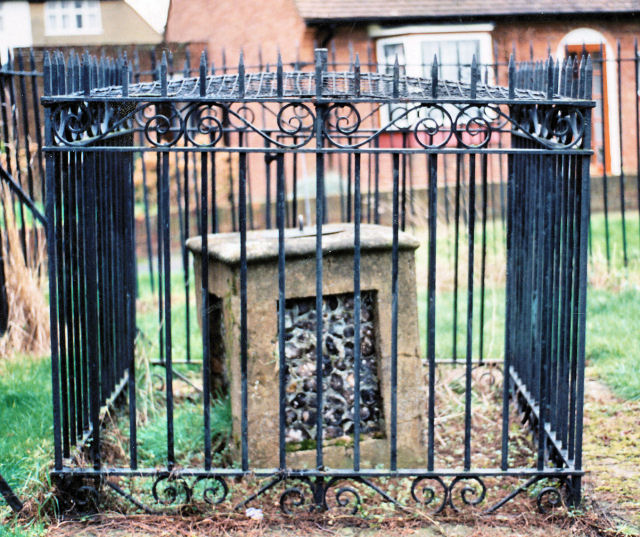 At some stage in the early 20th century the well was capped