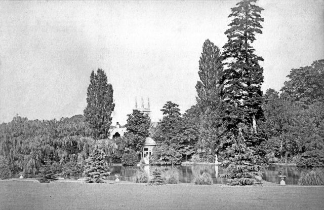 The grounds of Garbrand Hall in c1895