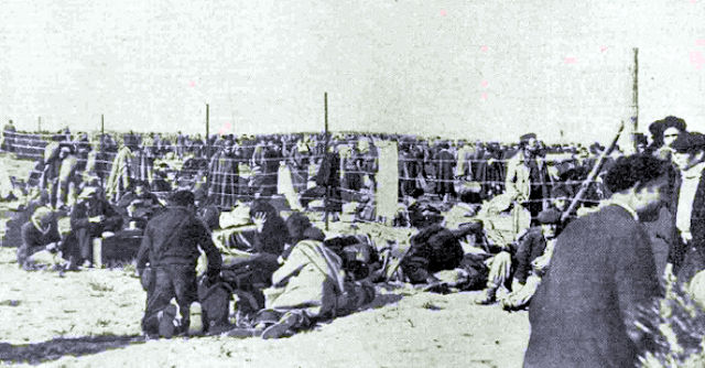 Concentration camp near Perpignan.