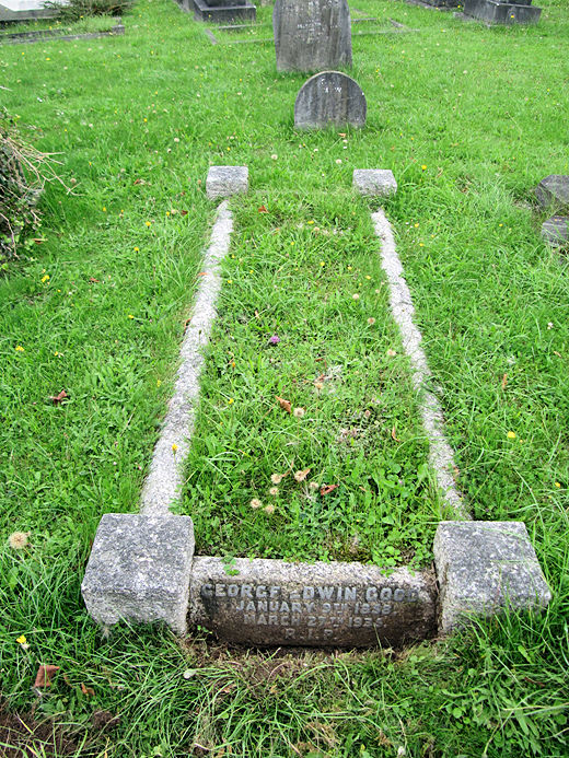 George Good's grave (Plot A279A) in Epsom Cemetery