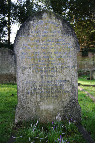 Charles and his wife Lily May, both remembered on Lily's parents' headstone in St Mary's Churchyard, Ewell