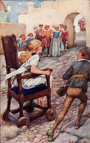 An illustration from Granny's Wonderful Chair