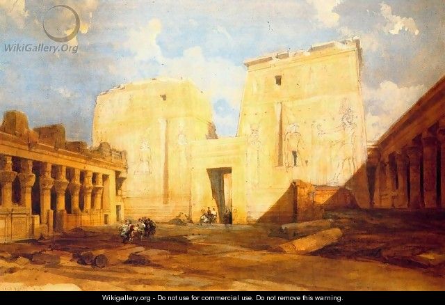 Under the great door of Philae Under the great door of Philae