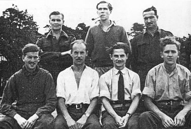 John Williams (front, 3rd from left) and friends