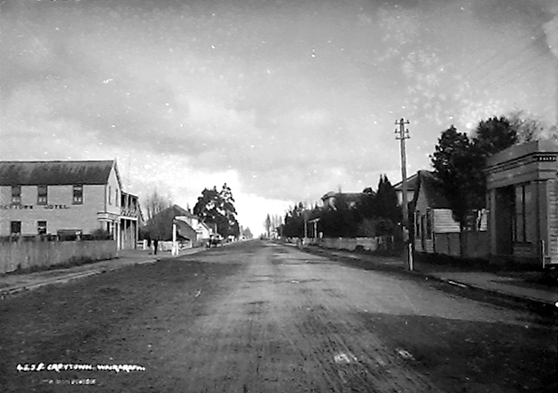 Greytown Main Street c.1880s by Burton Brothers Studio.