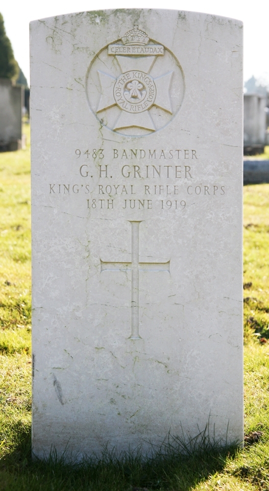 George's Headstone in Epsom Cemetery George's Headstone in Epsom Cemetery