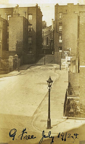 The steps in Granville Place